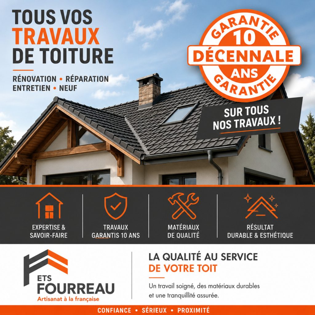 Couvreur à Albertville avec garantie décennale