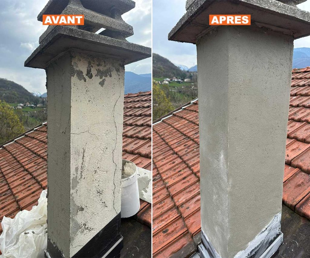 Couvreur à Frontenex pour rénovation de cheminée et maçonnerie